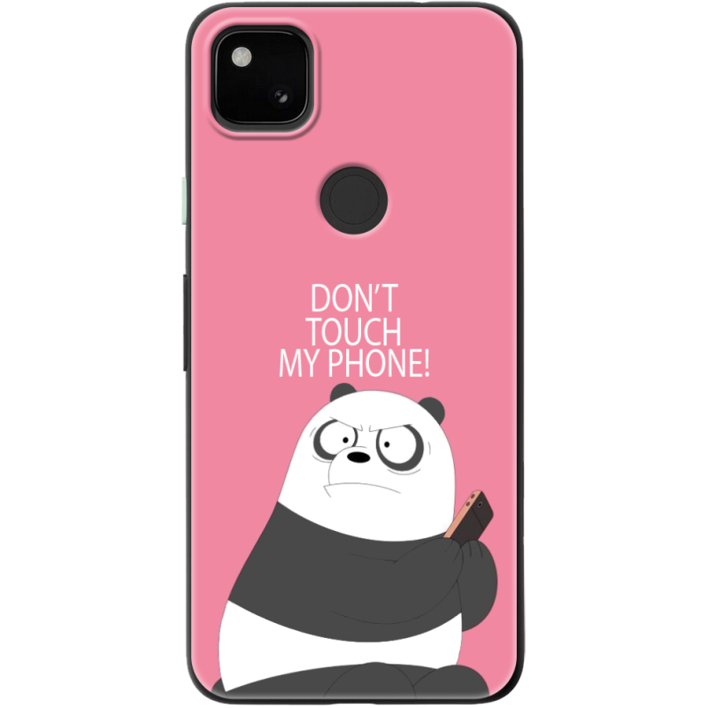 Чехол BoxFace Google Pixel 4a Dont Touch My Phone Panda