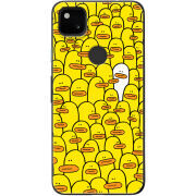 Чехол BoxFace Google Pixel 4a Yellow Ducklings