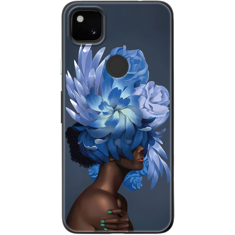 Чехол BoxFace Google Pixel 4a Exquisite Blue Flowers