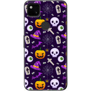 Чехол BoxFace Google Pixel 4a Halloween Purple Mood