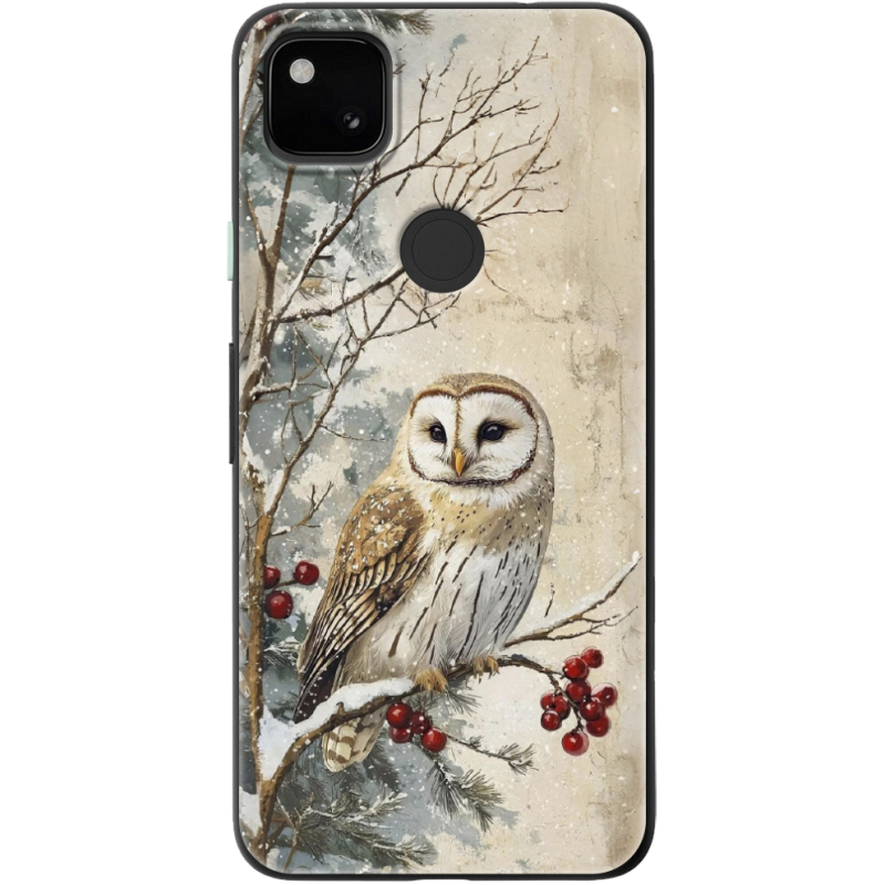Чехол BoxFace Google Pixel 4a Christmas Owl