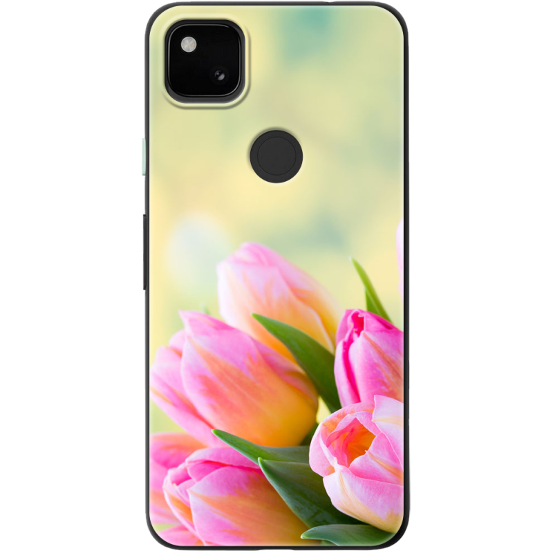 Чехол BoxFace Google Pixel 4a Bouquet of Tulips