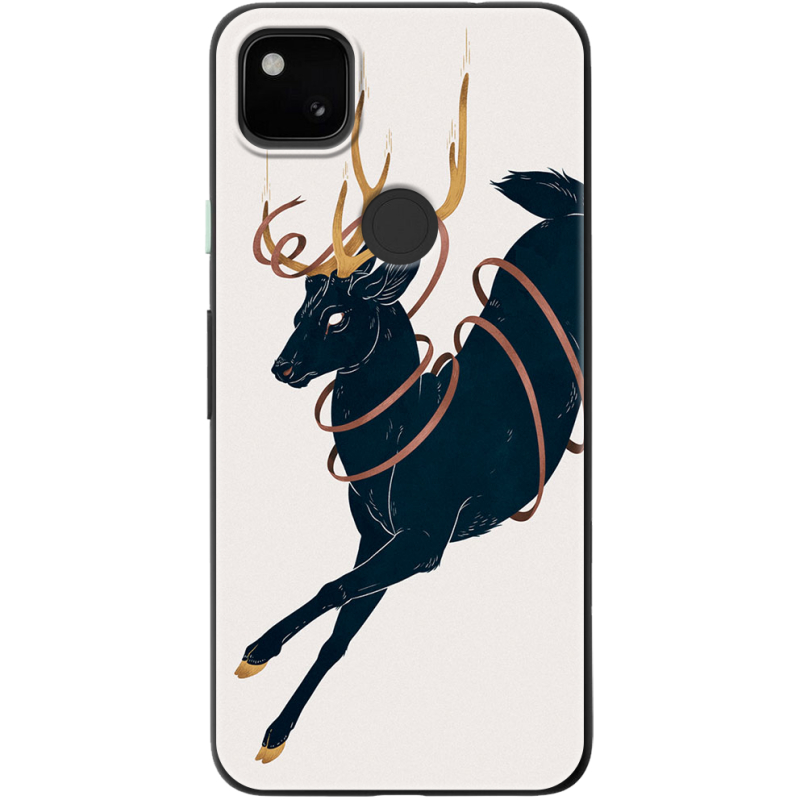 Чехол BoxFace Google Pixel 4a Black Deer