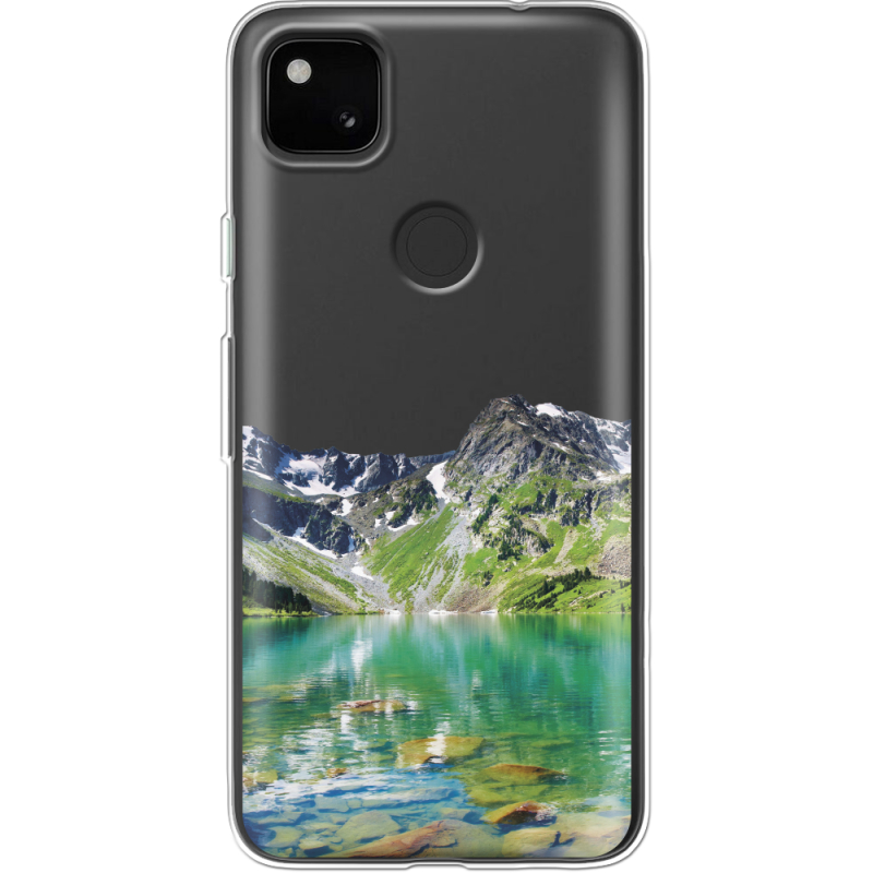 Прозрачный чехол BoxFace Google Pixel 4a Green Mountain