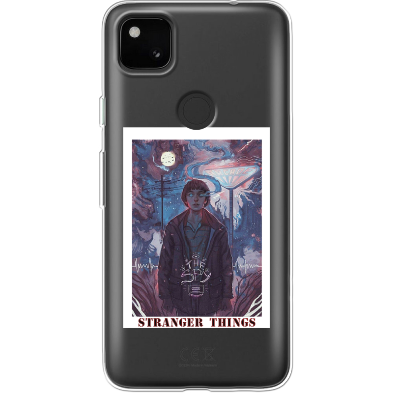 Прозрачный чехол BoxFace Google Pixel 4a Stranger Things