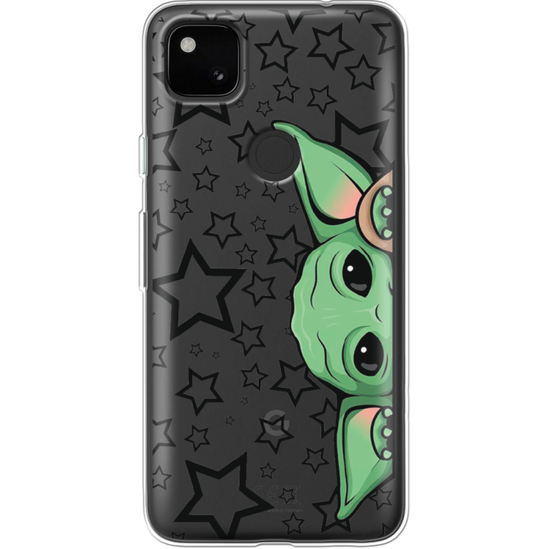 Прозрачный чехол BoxFace Google Pixel 4a Baby Yoda