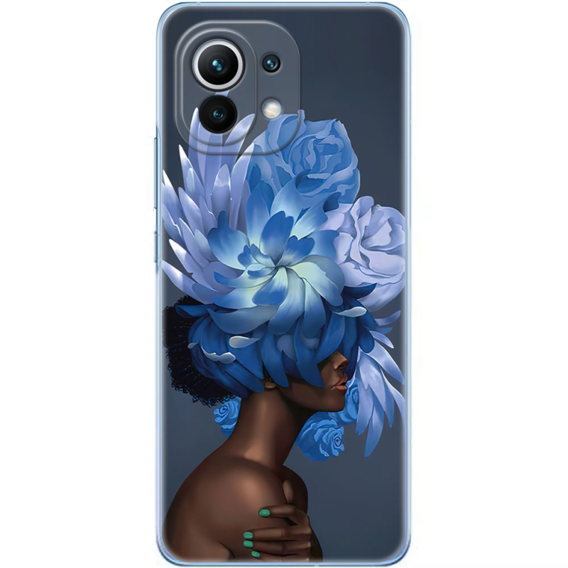 Чехол BoxFace Xiaomi Mi 11 Exquisite Blue Flowers