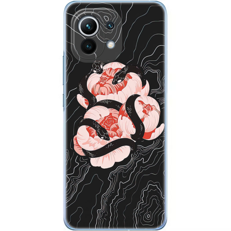 Чехол BoxFace Xiaomi Mi 11 Snake Rose