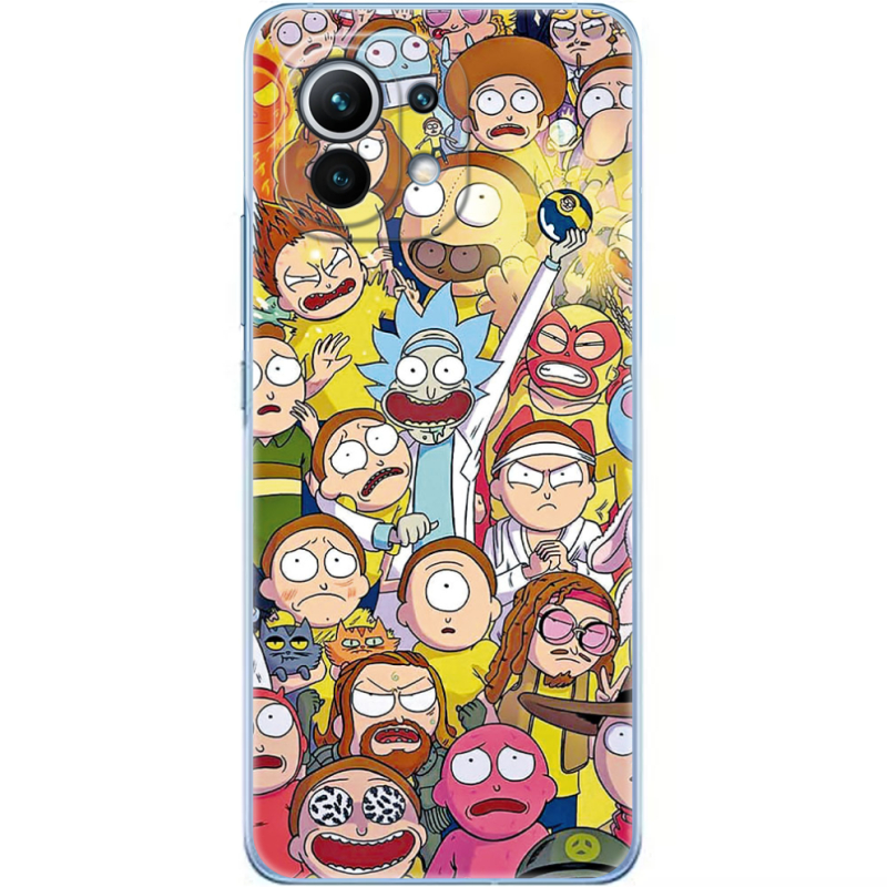 Чехол BoxFace Xiaomi Mi 11 Rick and Morty