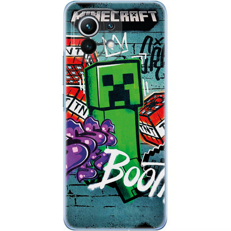 Чехол BoxFace Xiaomi Mi 11 Minecraft Graffiti