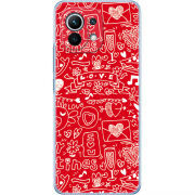 Чехол BoxFace Xiaomi Mi 11 Happy Valentines