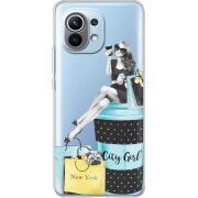 Прозрачный чехол BoxFace Xiaomi Mi 11 City Girl