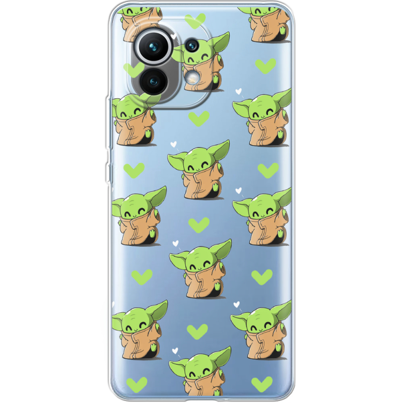 Прозрачный чехол BoxFace Xiaomi Mi 11 Pattern Baby Yoda