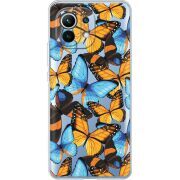 Прозрачный чехол BoxFace Xiaomi Mi 11 Butterfly Morpho