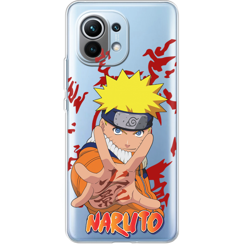 Прозрачный чехол BoxFace Xiaomi Mi 11 Naruto