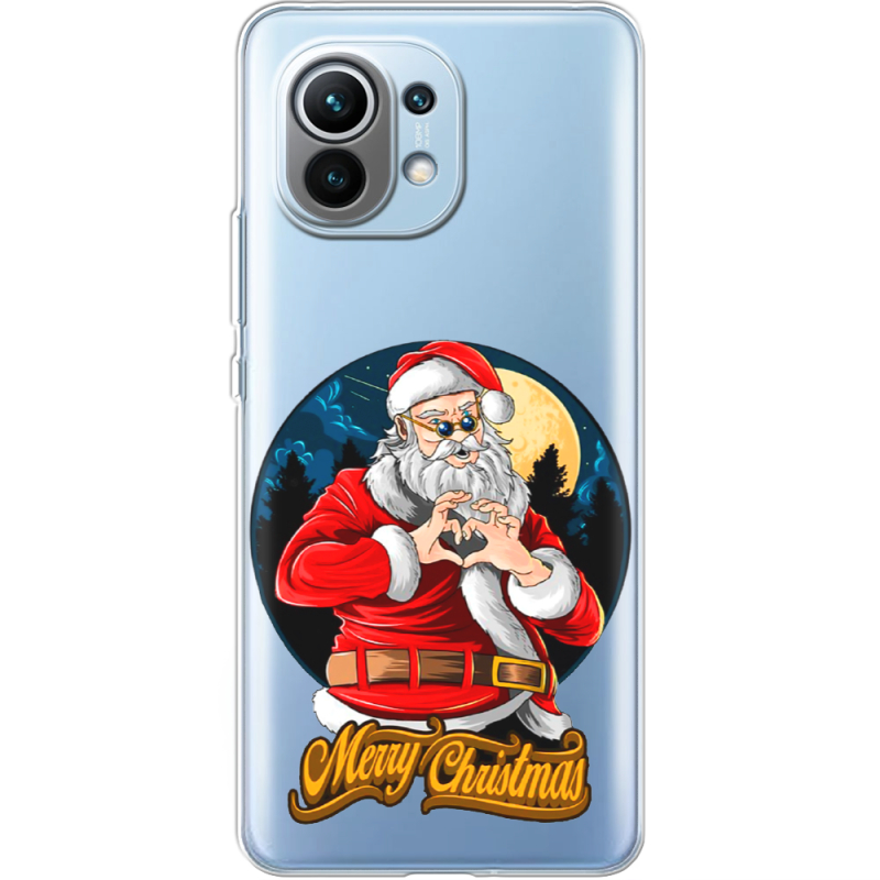 Прозрачный чехол BoxFace Xiaomi Mi 11 Cool Santa