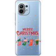 Прозрачный чехол BoxFace Xiaomi Mi 11 Merry Christmas