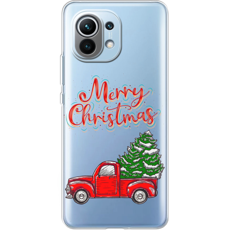 Прозрачный чехол BoxFace Xiaomi Mi 11 Holiday Car