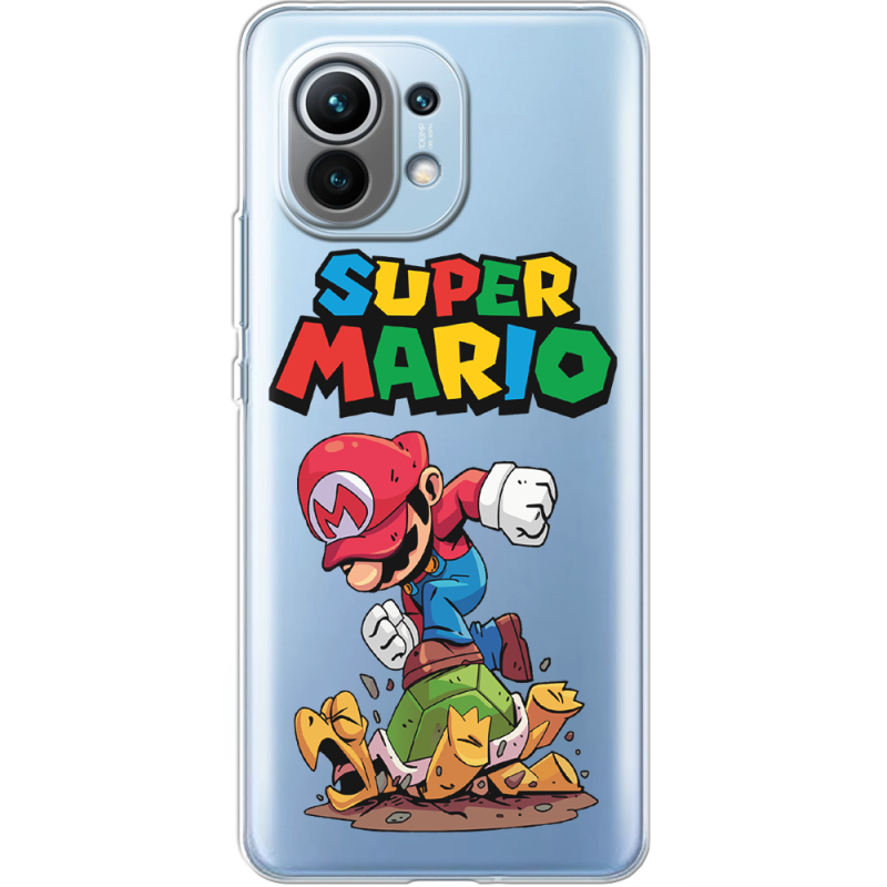 Прозрачный чехол BoxFace Xiaomi Mi 11 Super Mario