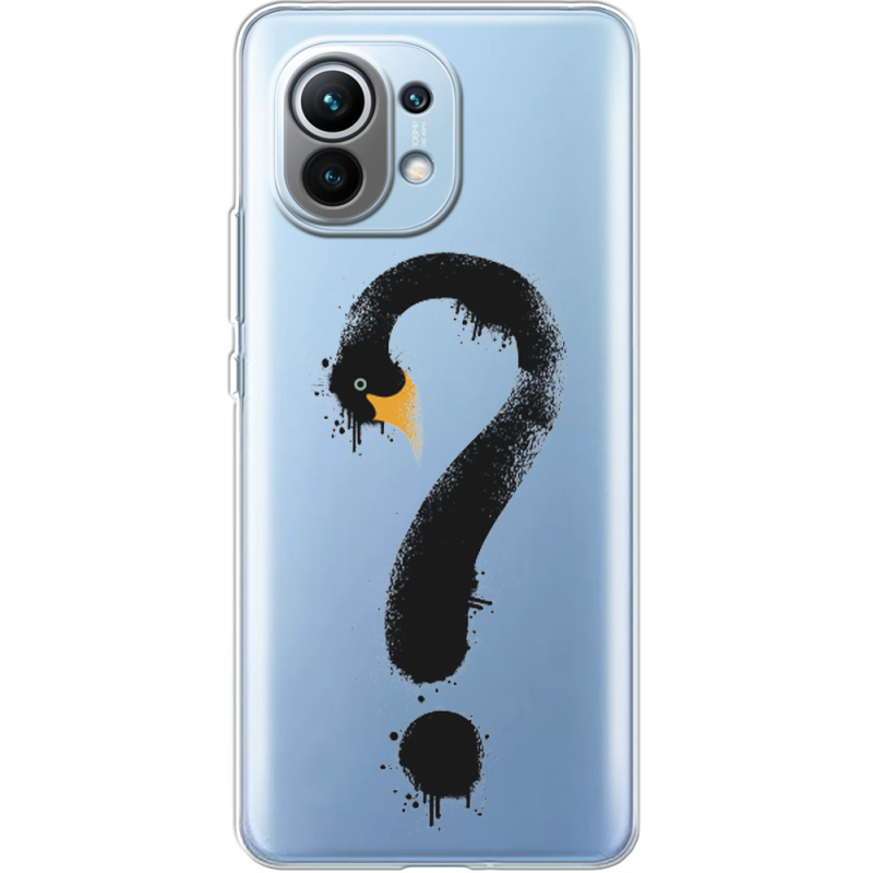 Прозрачный чехол BoxFace Xiaomi Mi 11 Swan question