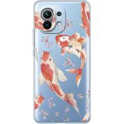 Прозрачный чехол BoxFace Xiaomi Mi 11 Japanese Koi Fish