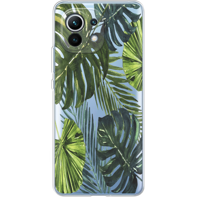 Прозрачный чехол BoxFace Xiaomi Mi 11 Palm Tree