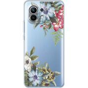 Прозрачный чехол BoxFace Xiaomi Mi 11 Floral