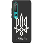 Черный чехол BoxFace Xiaomi Mi 10 Тризуб монограмма ukraine