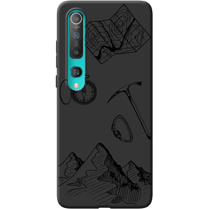 Черный чехол BoxFace Xiaomi Mi 10 Mountains