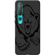 Черный чехол BoxFace Xiaomi Mi 10 Grizzly Bear