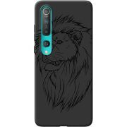 Черный чехол BoxFace Xiaomi Mi 10 Lion