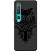 Черный чехол BoxFace Xiaomi Mi 10 Owl