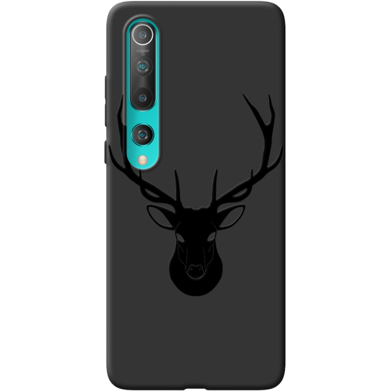 Черный чехол BoxFace Xiaomi Mi 10 Deer