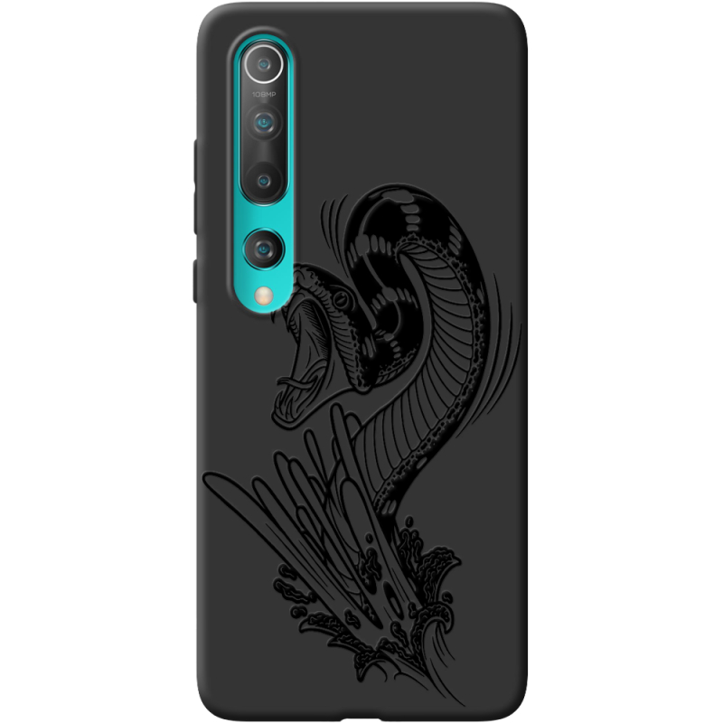 Черный чехол BoxFace Xiaomi Mi 10 Snake