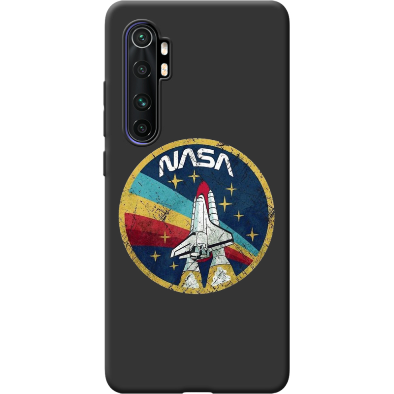 Черный чехол BoxFace Xiaomi Mi Note 10 Lite NASA