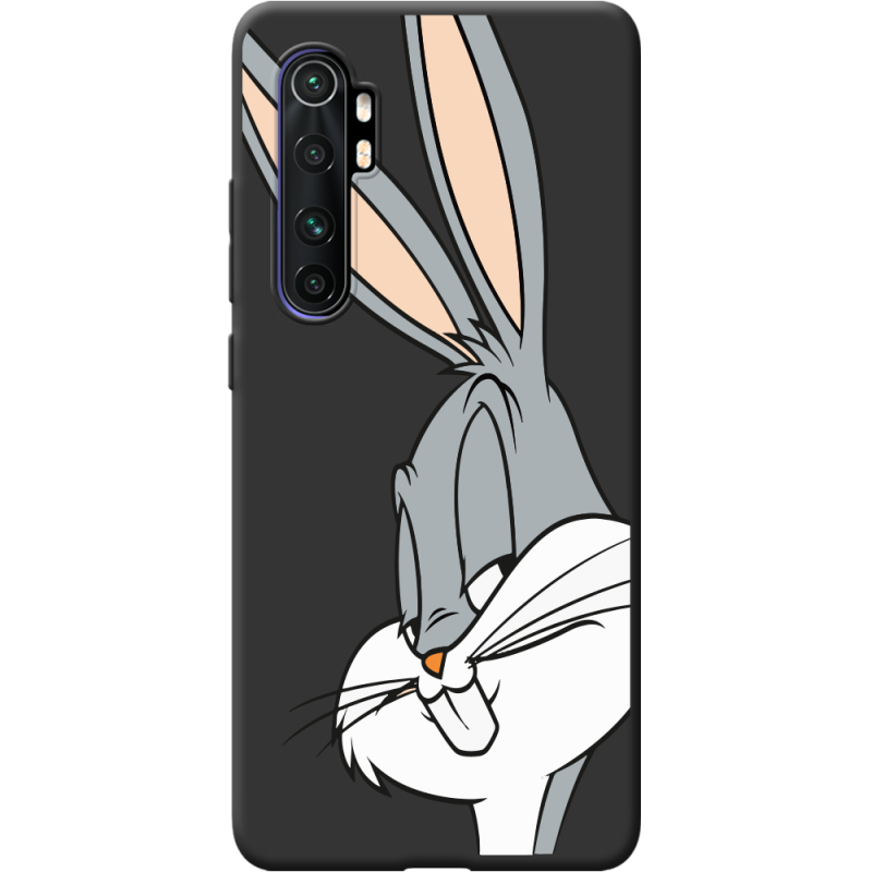 Черный чехол BoxFace Xiaomi Mi Note 10 Lite Lucky Rabbit