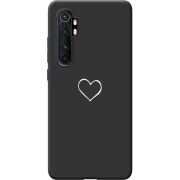 Черный чехол BoxFace Xiaomi Mi Note 10 Lite My Heart