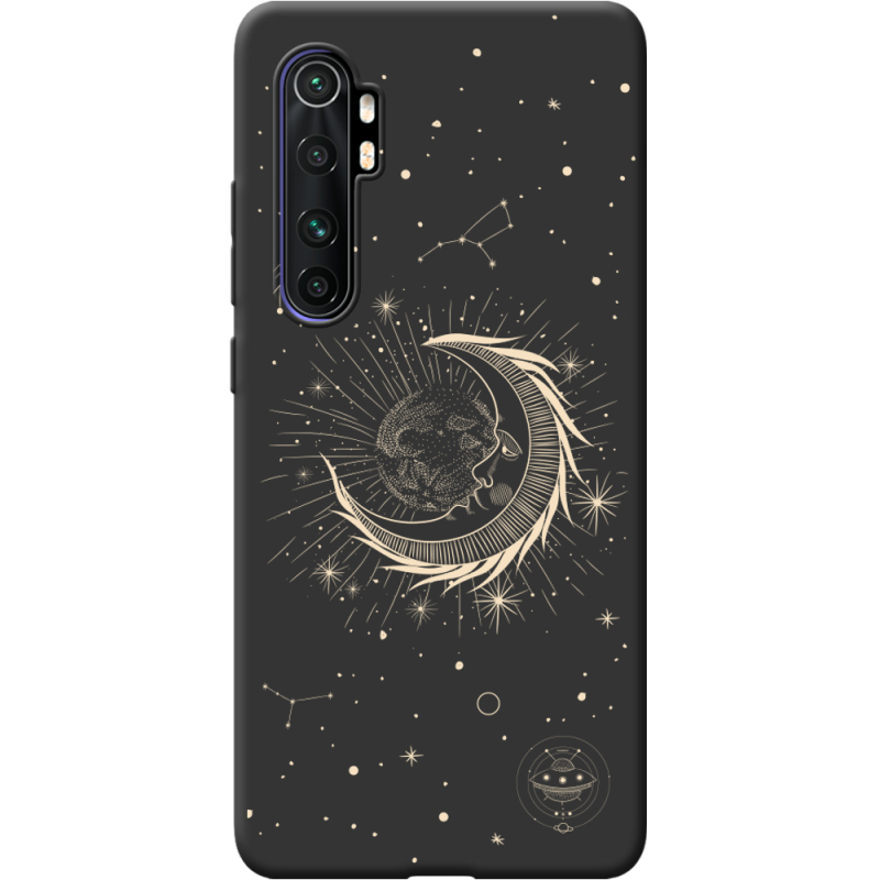 Черный чехол BoxFace Xiaomi Mi Note 10 Lite Moon