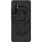 Черный чехол BoxFace Xiaomi Mi Note 10 Lite Lion