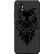 Черный чехол BoxFace Xiaomi Mi Note 10 Lite Owl