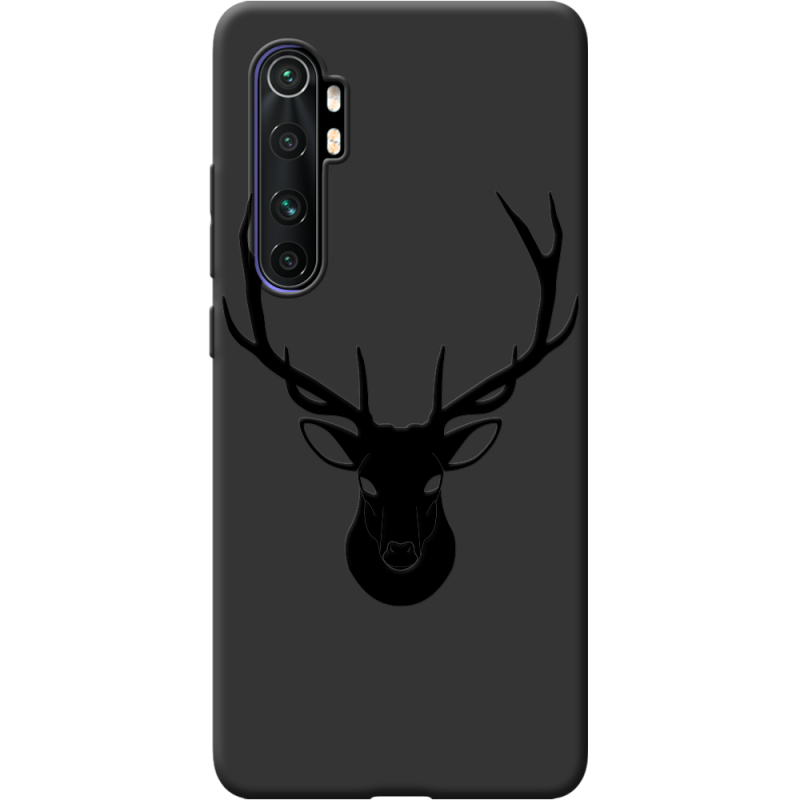 Черный чехол BoxFace Xiaomi Mi Note 10 Lite Deer