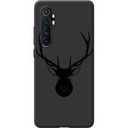 Черный чехол BoxFace Xiaomi Mi Note 10 Lite Deer