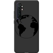 Черный чехол BoxFace Xiaomi Mi Note 10 Lite Earth