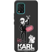 Черный чехол BoxFace Xiaomi Mi 10 Lite For Karl