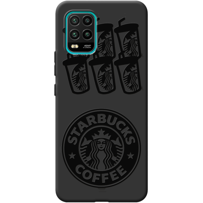 Черный чехол BoxFace Xiaomi Mi 10 Lite Black Coffee