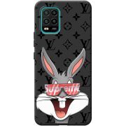 Черный чехол BoxFace Xiaomi Mi 10 Lite looney bunny