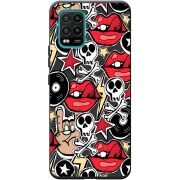 Черный чехол BoxFace Xiaomi Mi 10 Lite Rock Graffiti