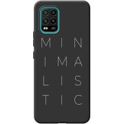 Черный чехол BoxFace Xiaomi Mi 10 Lite Minimalistic