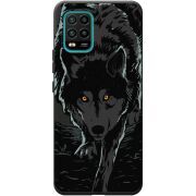 Черный чехол BoxFace Xiaomi Mi 10 Lite Wolf