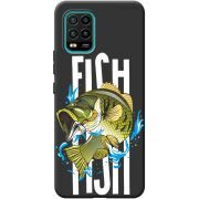 Черный чехол BoxFace Xiaomi Mi 10 Lite Fish